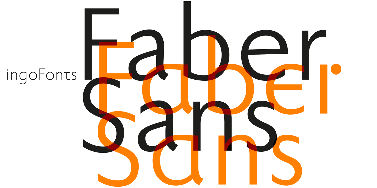Пример шрифта Faber Sans Pro #1